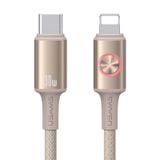  Cáp Sạc Nhanh C To Lightning USAMS SJ753 30W (With Colorful Light, 1.2m, 480Mbps) 