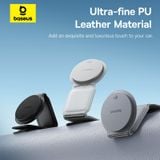  Giá Đỡ Điện Thoại Vòng Từ Tính Kiêm Sạc Không Dây Baseus PrimeTrip Series C02 Mega (Qi2, 15W, Để Bản + Táp Lô, 360°) 