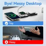  Đế Sạc Không Dây 3-in-1 15W VENTION FGG (with MagSafe and LED Night Light) 