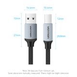  Cáp Máy In USB2.0 to Type-B VENTION CTT (480Mbps) 