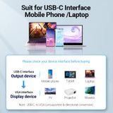  Đầu Chuyển Type-C to VGA VENTION TDD 1080p@60Hz (15cm) 