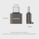  USB OTG Type-C 2.0 to MicroSD Card Reader VENTION CLM 