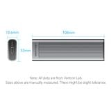  Box Đựng Ổ Cứng Di Động M.2 NVMe VENTION KPK (USB 3.1 Gen 2-C, with Heat Sink) 