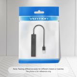  HUB Mở Rộng Đa Năng 5-in-1 VENTION CHO (USB to 4*USB3.2 Gen2 10Gbps, 1*USB-C External Power Support) 