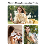  Quạt Cầm Tay AECOOLY Pocket 01 mirror (3500rpm, 3 Speed Settings, Foldable & Compact, 17H, 2000mAh, 55 dB Low Noise, With Mirror) 