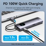  Hub Mở Rộng Kết Nối Đa Năng VENTION TQUHB (Type-C to DP/HDMI/USB3.0*2/USB2.0/RJ45/SD/TF/PD) 