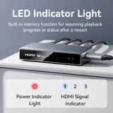  Bộ Chuyển Đổi HDMI Switcher 3 In 1 Out 8K VENTION AKR (HDMI2.1, 8K@60Hz, Dynamic HDR, eARC) 