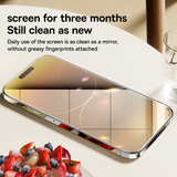  Kính Cường Lực Baseus Corning Series Full-Coverage HD Tempered Glass Screen Protector with Built-in Dust Filter for iP 15 Series 