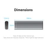  Box Đựng Ổ Cứng Di Động SSD M.2 NVMe & SATA KPL (USB 3.2 Gen 2-C, with Heat Sink, 2230/2242/2260/2280) 