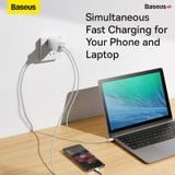  Cốc Sạc Nhanh Baseus GaN2 Lite Quick Charger 65W (Super Vooc, PD3.0/PPS/QC4.0/SCP/FCP Multi Quick Charge Protocol, New Upgrade Technology) 