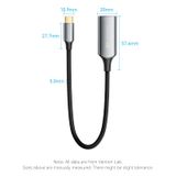  Cáp Chuyển Type-C to HDMI2.0 Female VENTION CREBC 4K@60Hz (4K@60Hz / 2K@120Hz, Cotton Braided, 0.25M) 