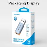  USB OTG USB-A 3.1 to USB-C VENTION CUAH0 (10Gbps, Male to Female) 