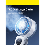  Quạt Cầm Tay RTAKO T50 High Speed 5W (15H, 3600mAh, Crisp LCD Display, 5-speed adjustments) 