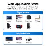  Cáp HDMI 2.1 VENTION ALG 8K (8K@60Hz, Cotton Braided, Aluminum Alloy, Dolby Vision/Dolby Sound, Dynamic HDR, 3D, Aspect Ratio 21:9, HDCP 2.2&2.3, eARC, QMS,VRR, QFT, ALLM) 