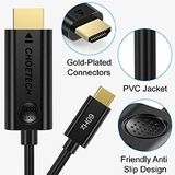  Cáp chuyển Type C sang HDMI Choetech CH0019 xuất Video 4K@60Hz cho Laptop/Macbook/iPad/Smartphone/Tablet (1.8m, PVC Cable) 