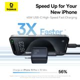  Củ Sạc Nhanh Baseus PicoGo GaN 1C 45W (For iPhone/iPad/Samsung/Google Pixel) 