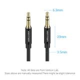  Dây cáp âm thanh chất lượng cao AUX Audio 3.5 VENTION BAX (AUX Cable 3.5mm) 