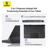  Bàn Phím Nam Châm Baseus Brilliance Series 2 Original Keyboard Case Cho iPad Pro 11"/12.9" (2018/2020/2021/2022) / iPad Air4/Air5/Air6 10.9" / Air6 13" (Digital Display Pro Version, 2024 New Upgrade Model,  Bàn phím + Bao da Nam châm) 