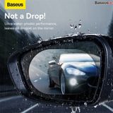  Film Dán Nano Chống Bám Nước Mưa Baseus Baseus ClearSight Rearview Mirror Waterproof Film Clear 0.27mm Dùng Cho Kính Hậu Xe Ô tô Pack of 2 