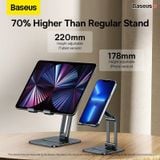  Giá Đỡ Điện Thoại iPad Hợp Kim Nhôm Xếp Gọn Baseus Desktop Biaxial Foldable Metal Stand 