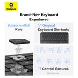  Bàn Phím Nam Châm Baseus Brilliance Series 2 Original Keyboard Case Cho iPad Pro 11"/12.9" (2018/2020/2021/2022) / iPad Air4/Air5/Air6 10.9" / Air6 13" (Digital Display Pro Version, 2024 New Upgrade Model,  Bàn phím + Bao da Nam châm) 