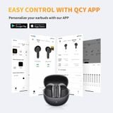  Tai Nghe Không Dây TWS QCY AilyBuds Pro+ ANC (Bluetooth v5.3, 5.5H, ENC, HiRes Audio, LDAC, IPX5) 