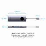  Hub Mở Rộng Kết Nối Đa Năng VENTION TQUHB (Type-C to DP/HDMI/USB3.0*2/USB2.0/RJ45/SD/TF/PD) 
