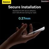  Film Dán Nano Chống Bám Nước Mưa Baseus Baseus ClearSight Rearview Mirror Waterproof Film Clear 0.27mm Dùng Cho Kính Hậu Xe Ô tô Pack of 2 