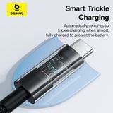  Cáp Sạc Nhanh Baseus Gem USB to C 100W (Fast-Charging Data Cable) 