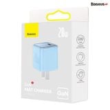  Củ Sạc Nhanh, Siêu Nhỏ Gọn Baseus GaN3 1C 20W cho iPhone/iPad/Samsung/Xiaomi/Huawei (PD/QC Multi Quick Charge Support, Smart Protect) 