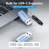  USB OTG USB-A 3.1 to USB-C VENTION CUAH0 (10Gbps, Male to Female) 