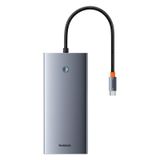  Hub Mở Rộng Kết Nối Đa Năng 13-in-1 Baseus PortalJoy Series (Type-C to HDMI 4K@60Hz*2+DP 4K@60Hz*1+VGA 1080P@60Hz*1+USB3.1*2+Type-C3.1*1+USB2.0*1+PD*1+RJ45*1+SD/TF*1+3.5mm*1) 
