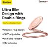 Nhẫn Đeo Tay Xoay 360 Độ Chống Rơi Gắn Sau Điện Thoại Baseus Rails Phone Ring Stand/Holder 