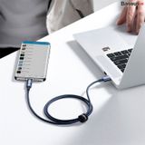  Cáp Sạc Tự Ngắt Siêu Nhanh Baseus Explorer Series Gen2 Auto Power-Off 100W (USB to Type-C, Fast Charging  Data Cable) 