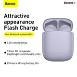  Tai Nghe Bluetooth Baseus Encok True Wireless Earphones W04/ W04 Pro TWS Gen 2 Wireless Charger, New Model 2022  ( Bluetooth 5.0 , GPS - APP Control, Super Fast charge, Nearly No-delay  HD Stereo ) 