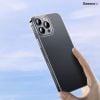  Ốp Lưng Cường Lực Nhám Viền Dẻo Chống Sốc Baseus Frosted Glass Protective Case dùng cho iPhone 13 Series (Full Coverage Tempered Glass Film+Cleaning kit) 