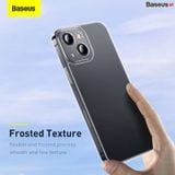  Ốp lưng cường lực nhám viền dẻo chống sốc Baseus Frosted Glass Protective Case dùng cho iPhone 13 Series 