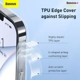  Ốp Lưng Cường Lực Nhám Viền Dẻo Chống Sốc Baseus Frosted Glass Protective Case dùng cho iPhone 13 Series (Full Coverage Tempered Glass Film+Cleaning kit) 