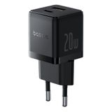  Củ Sạc Nhanh Baseus Palm C+U 20W (For iPhone/iPad/Samsung/Google Pixel) 