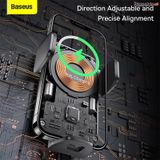  Bộ Đế Giữ Điện Thoại Tích Hợp Sạc Không Dây Baseus Wisdom Auto Alignment Car Mount Wireless Charger（QI 15W) 