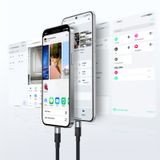  Cáp Sạc Đa Năng Baseus StarSpeed 1-for-3 USB-A to Type-C Lightning Micro 100W/2.4A/18W (1.5m) 