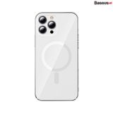  Ốp lưng nhựa cứng siêu mỏng từ tính Baseus Crystal Magnetic Phone Case For iP 13 2021 
