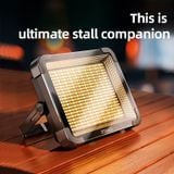  Đèn Bảng Sạc Đa Chức Năng RTAKO AR-GTB600T (10H, IP66, 4 Chế Độ Sáng, Xoay 360°, 6*18650mAh) 