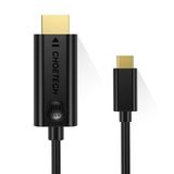  Cáp Type C sang HDMI Choetech XCH-0030 Type C to HDMI 4K@60Hz (3m, PVC Cable) 
