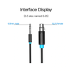 Dây cáp âm thanh cho micro có dây chất lượng cao VENTION BBE (1.5m, 6.35mm TRS Male to XLR Female) 
