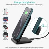  Đế sạc nhanh không dây 10W kiêm giá đỡ điện thoại CHOETECH T555 -S 10W Fast Wireless Charging Stand (2Coils) 