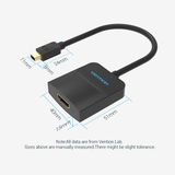  Đầu Chuyển Mini DisplayPort to HDMI1.4 4K VENTION HBC (Thunderbolt 2, 4K@30Hz) 