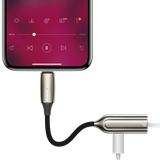  Đầu chuyển âm thanh Baseus L55/ L56 2in1 cho iPhone/ iPad ( Lightning to Dual Lightning / Lightning to Lightning + 3.5mm AUX) 