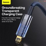  Cáp Sạc Lightning Tự Ngắt Gen2 Baseus Explorer Series dùng cho iPhone (USB to Lightning, Auto Power-Off, 2.4A Fast Charging  Data Cable) 