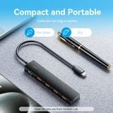  HUB Chuyển Đa Năng VENTION CHJ (Type-C to 4*USB3.2 Gen2, 1*USB-C 10Gbps) 